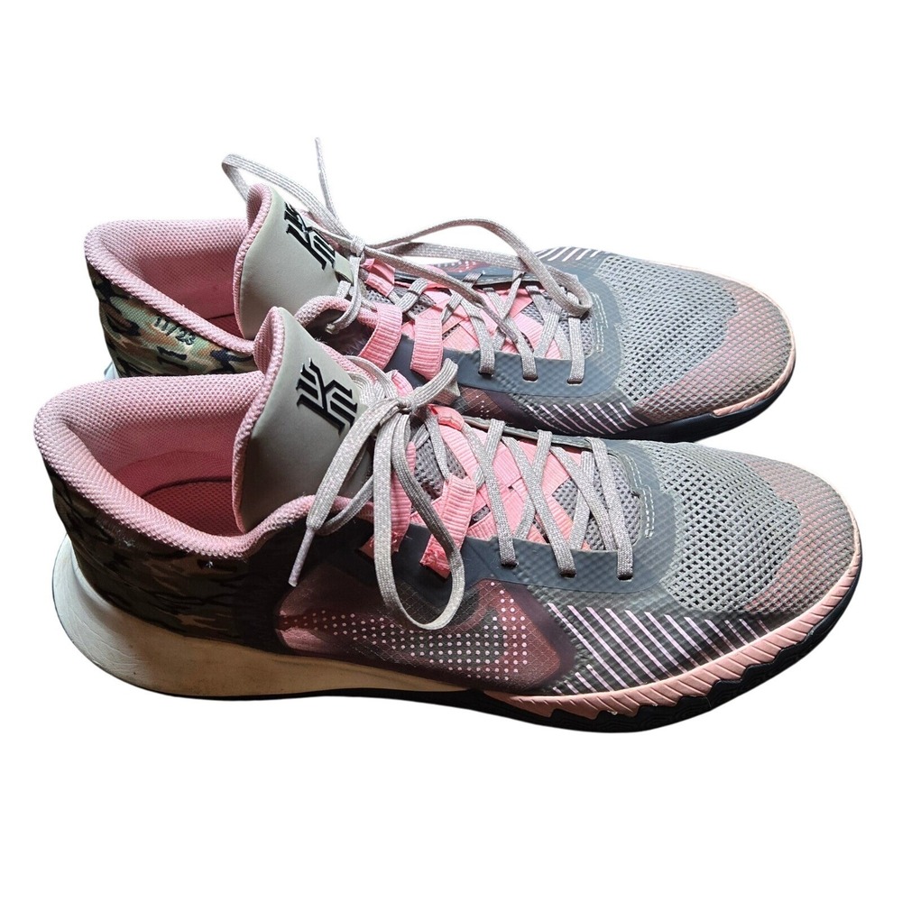 Nike Kyrie Flytrap Basketball Shoes Athletic Performance Gray Pink Size‎ 14